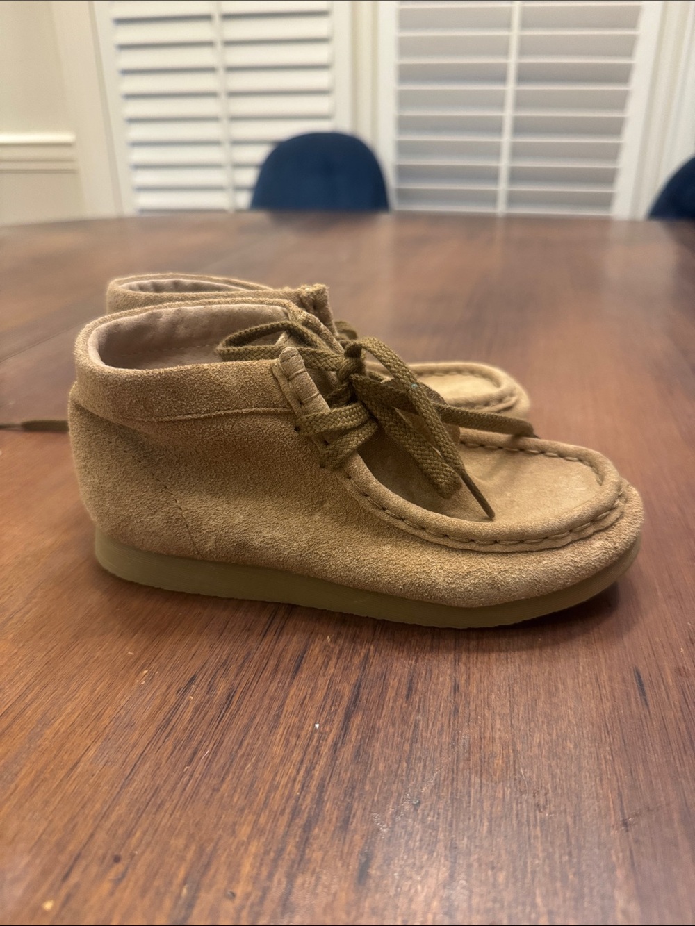 FootMates Kids Tan Suede Moccasin